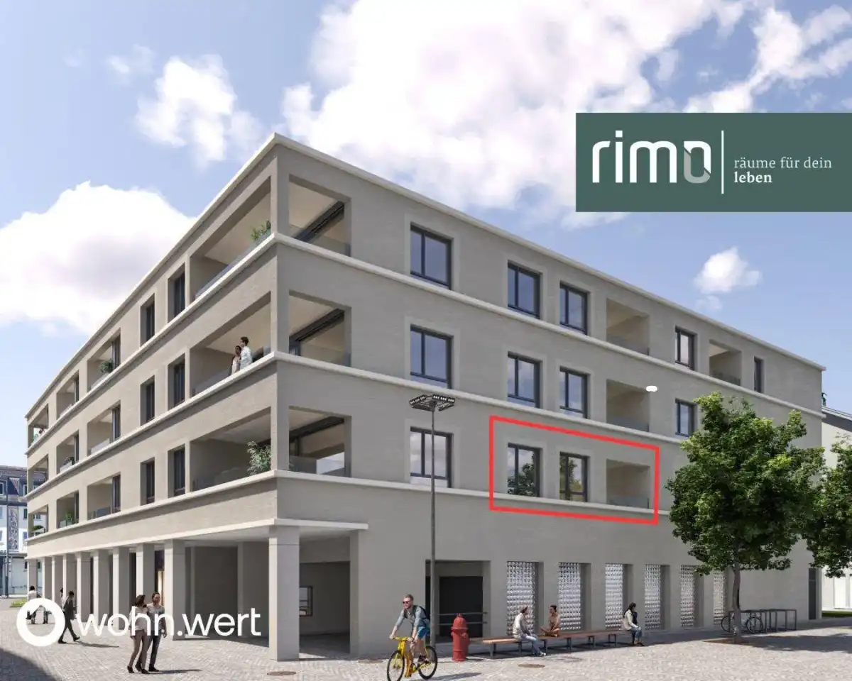 2-Zimmerwohnung am Jahnplatz inmitten von Feldkirch - Erstbezug - zu mieten - Top A1.3