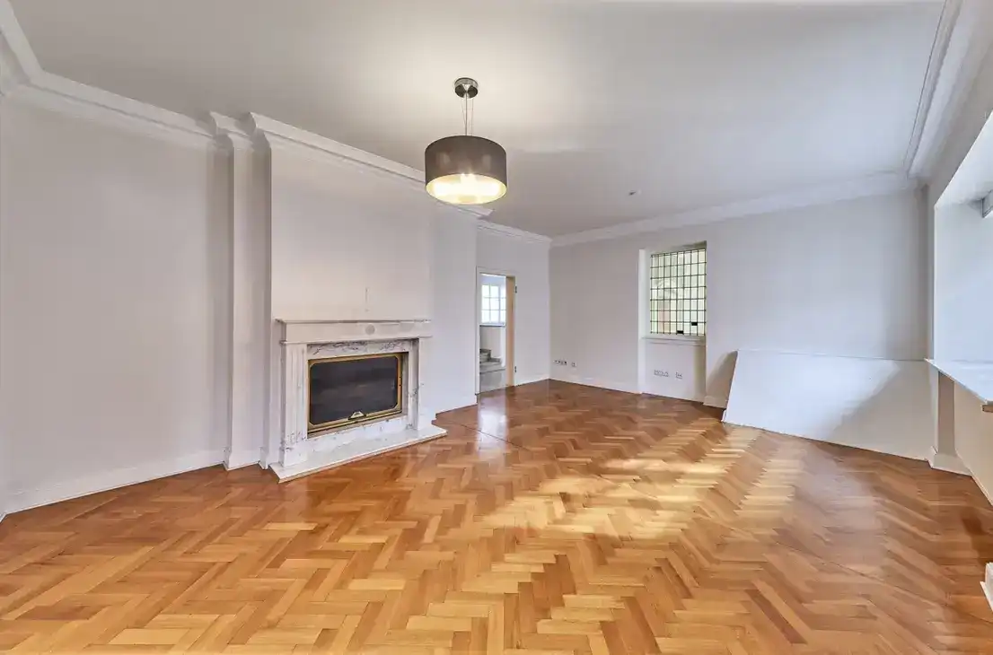 Ground floor: Living room with