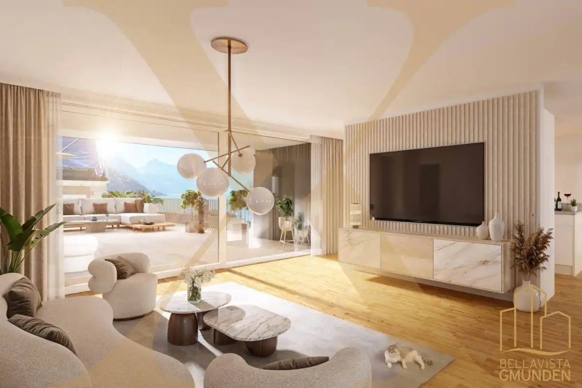 Zum Verkauf steht eine geräumige Zwei-Zimmer-Wohnung mit Südwest-Lodge im Herzen von Gmunden!