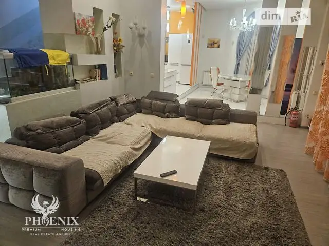 A two-story house with an area of 220 square meters, built from bricks. It is rented monthly in Dnipro, in the DIIT area.