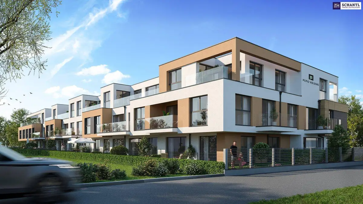 Nowe mieszkania we Floridsdorfie + TOP 1/18 + nowoczesne apartamenty na początkowym etapie sprzedaży + ekskluzywne wyposażenie + pompa ciepła powietrzna + klimatyzacja sufitowa