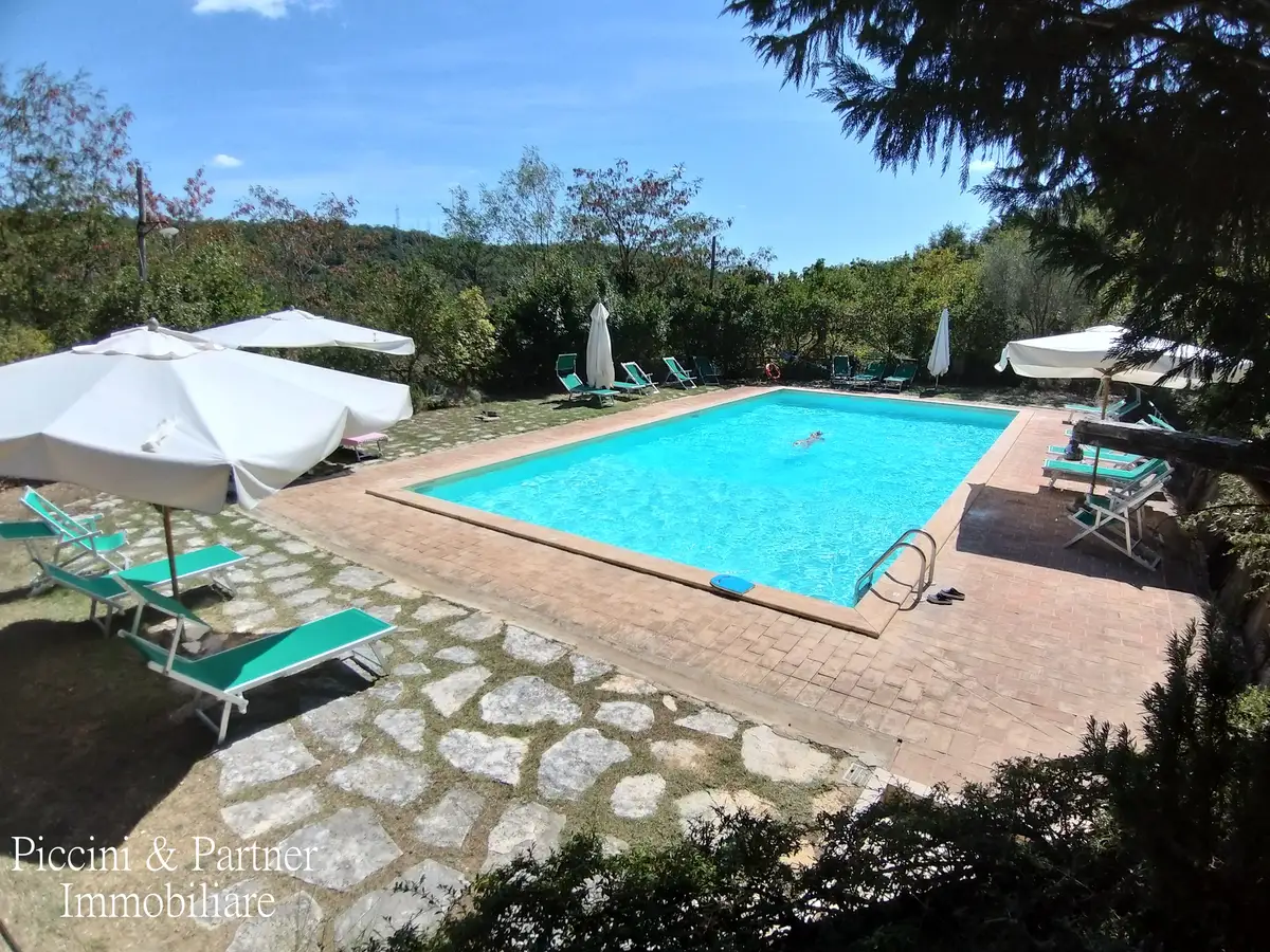 Country House with Garden and Swimming Pool in a Residential Complex in Piegaro, Umbria