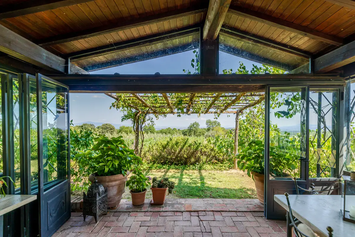 Exclusive Tuscan Stone Country House with Pool, Garden, Views and covered garages-olivegrove and wineyard