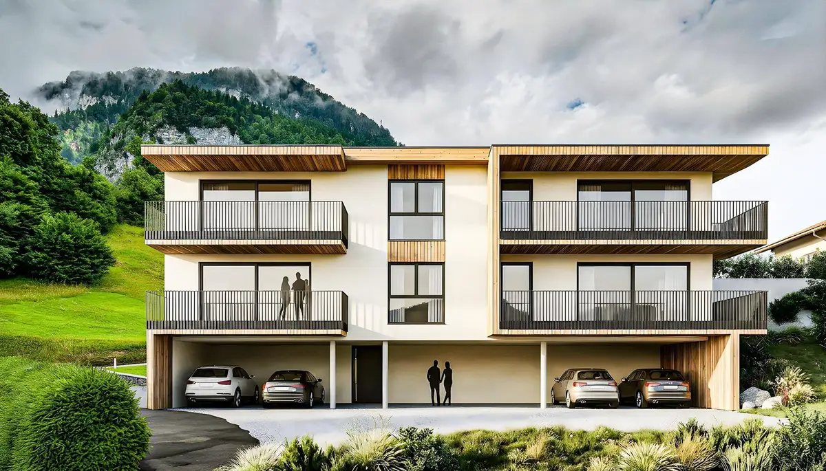 Neubauprojekt in erhöhter Lage am Ortsrand von St. Johann in Tirol