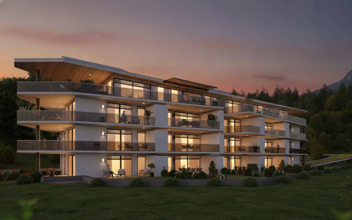 3-Zimmer-Gartenwohnung mit ca. 121 m² Freiraum direkt am Kaiserbach