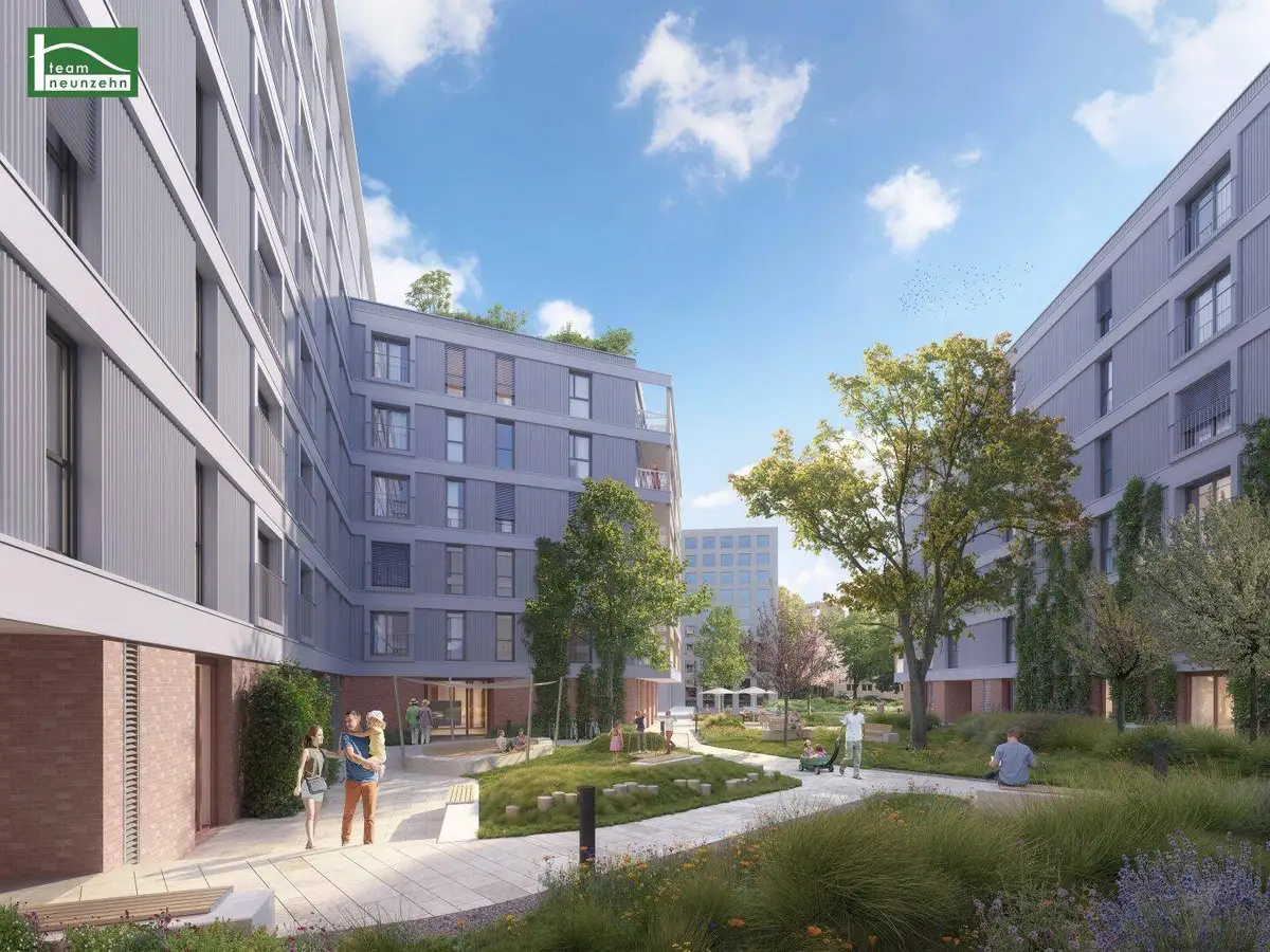 Your new home in 1030 Vienna – a modern apartment for sale for the first time at Village im Dritten!