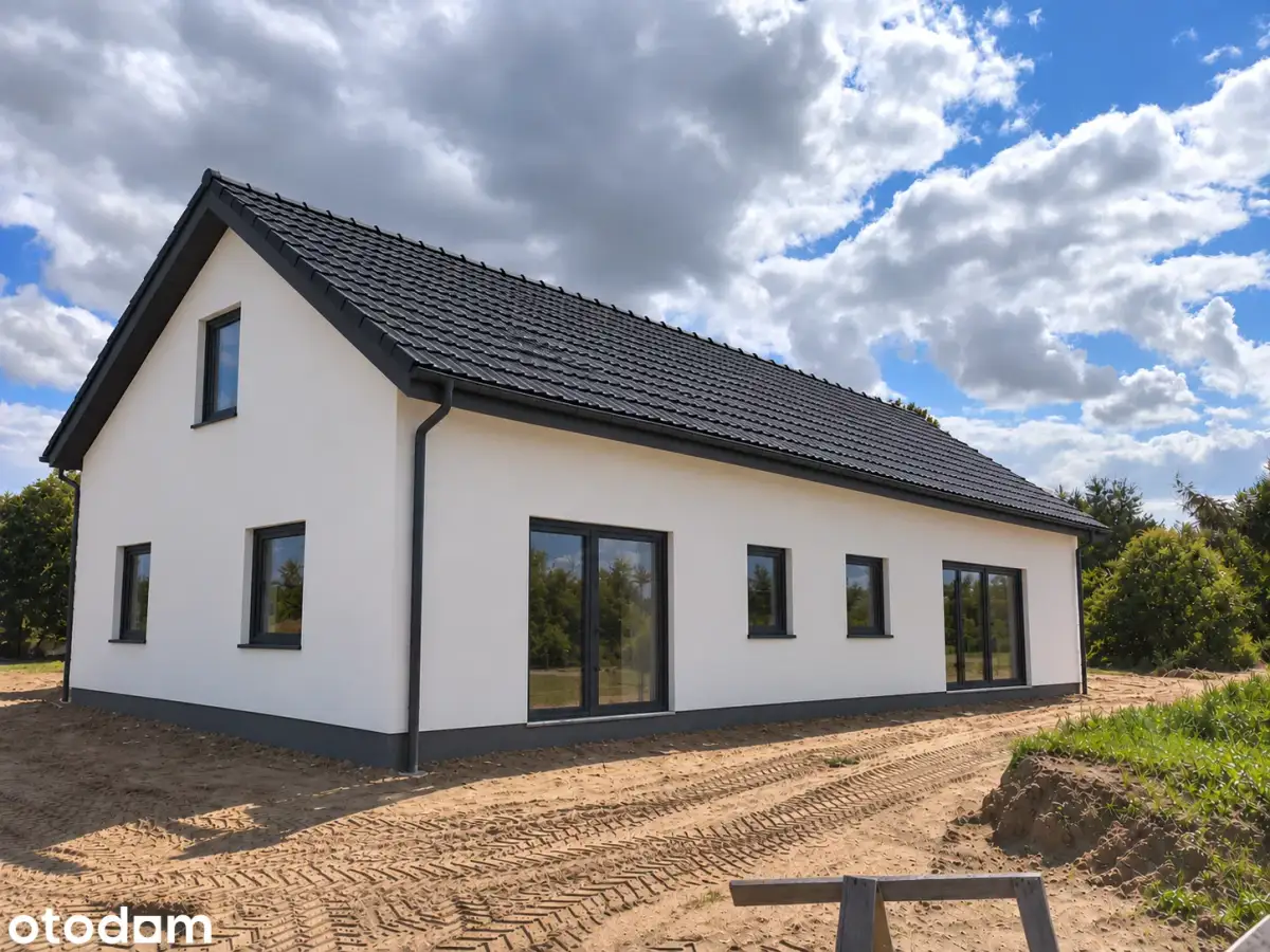 Dom parterowy 130 m² w zabudowie bliźniaczej Ogród Taras